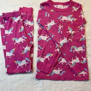 Hanna Anderson Unicorn Dreams Kids Pajamas - Pink size 130/8